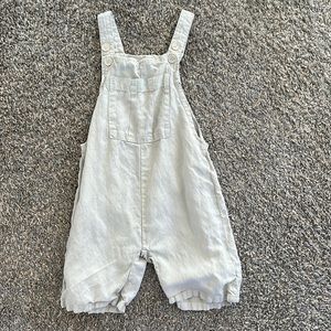 Zara Boys short linen overalls